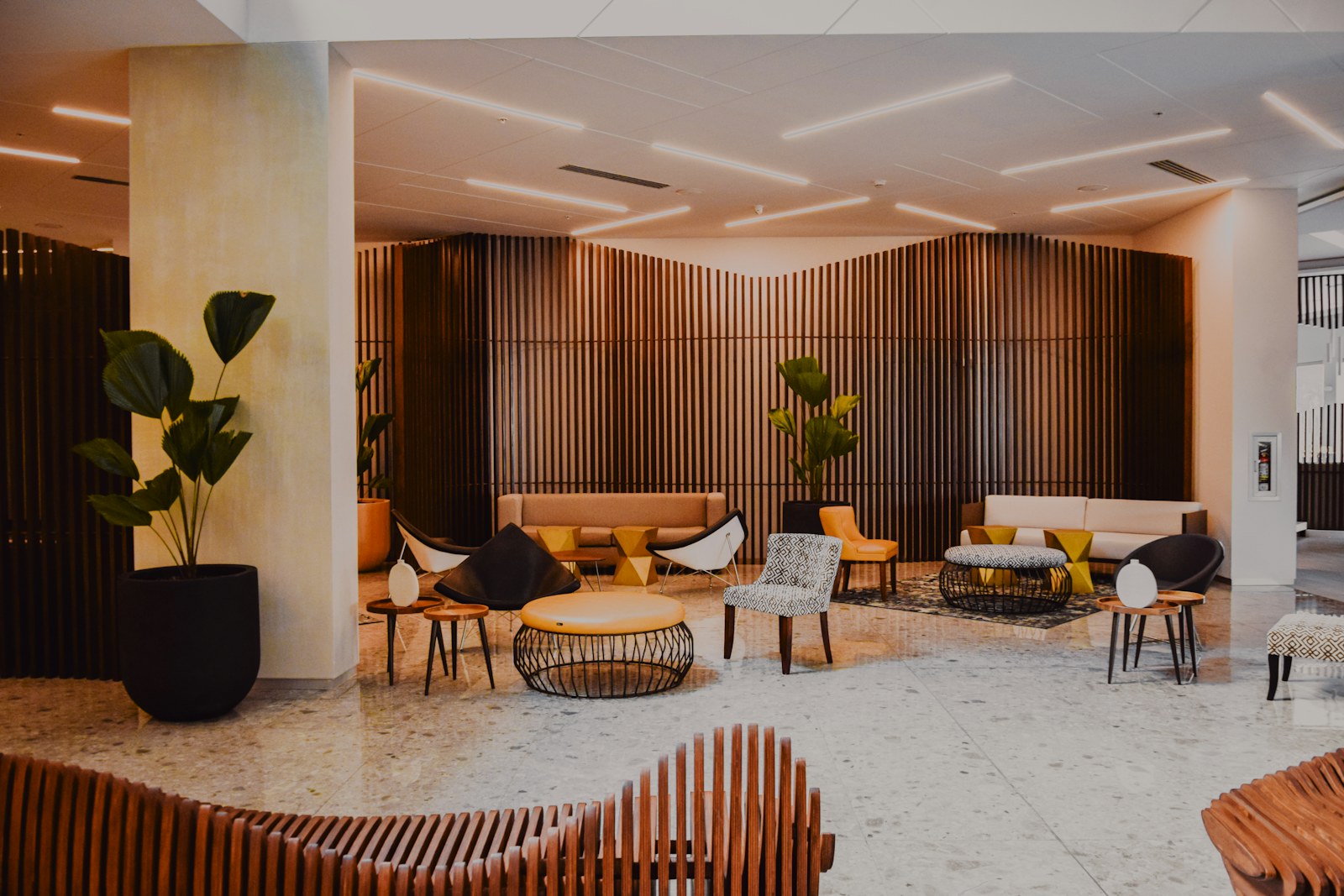 Custom hotel lobby furniture