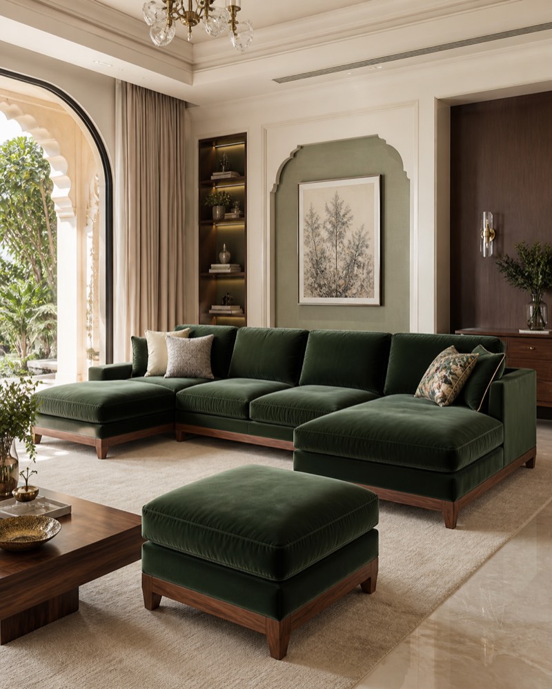 Green modular sectional